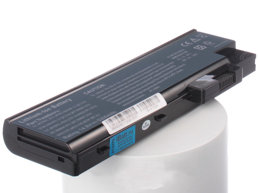 Аккумулятор iBatt 5200mAh для ноутбука Acer 3UR18650Y-2-QC236
