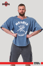 Футболка Washed Rag Top GOLDEN AGE 788 Синяя
