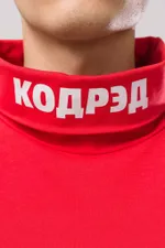 Водолазка Codered оверсайз Rollneck Wide Coderedneck Красная светлая