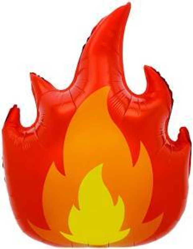 К Шар (30''/76 см) Фигура, Пламя (БГ-)