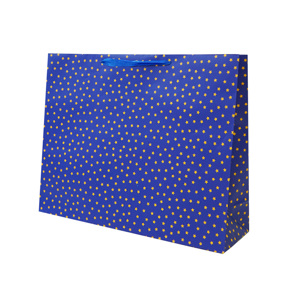 Пакет подарочный "Звезды"  50*15*40 см