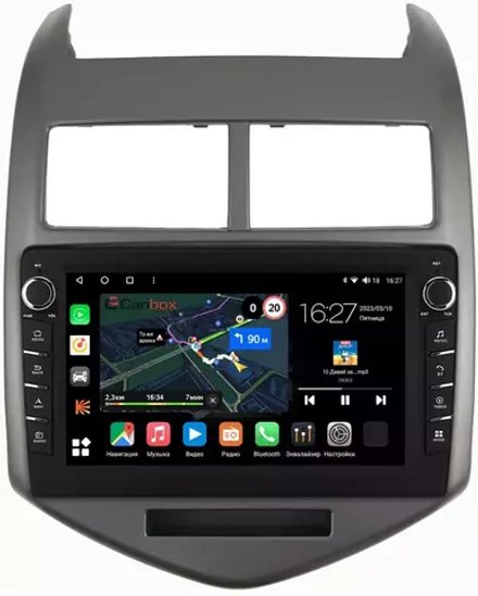 Магнитола для Chevrolet Aveo 2012-2015 - Canbox 9009 Android 10, ТОП процессор, CarPlay, 4G SIM-слот