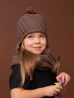Шапка весенняя/осенняя вязаная КОДИ (Мускат)