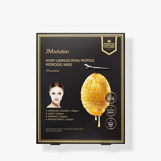 Гидрогелевая маска с прополисом JMSOLUTION Honey Luminous Royal Propolis Hydrogel Mask Special