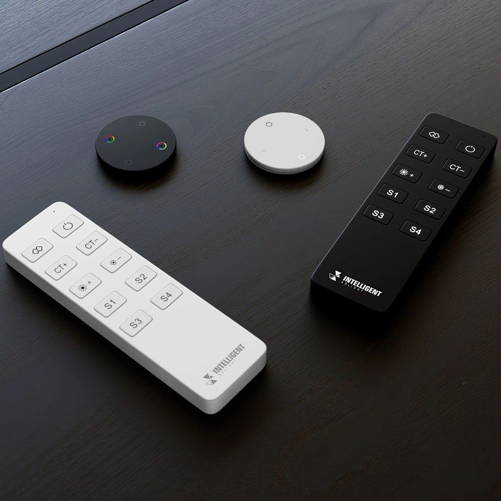 INTELLIGENT ARLIGHT Пульт SMART-801-22-4G-4SC-SH Black (3V, Magnet, 2.4G) (IARL, IP20 Пластик, 5 лет) 046481