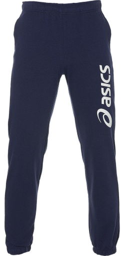 Мужские теннисные штаны Asics Big Logo Sweat Pant - peacoat/brilliant white