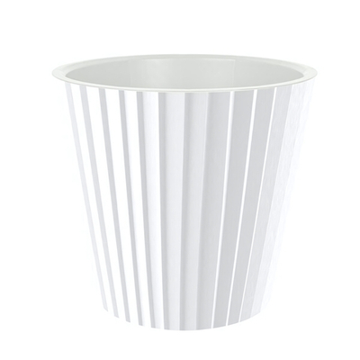 Горшок для цветов InGreen Sand D280мм, 10,5л c дренажной вставкой белый