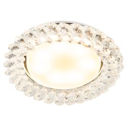 Светильник встраиваемый ЭРА DK84 CH/WH под лампу GX53 хром/прозрачный