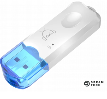Ресивер BLUETOOTH (USB) BT12 белый