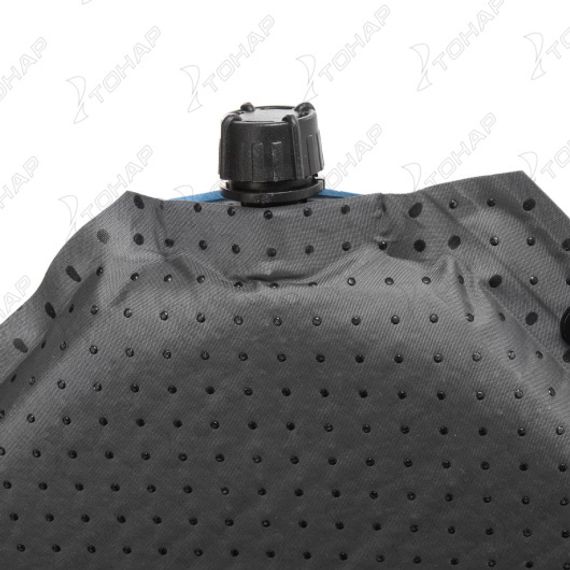 Коврик самонадув. с подушкой 30-170x65x4 голубой/серый (N-004P-BG) NISUS