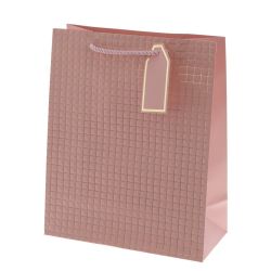 GAEM Пакет подарочный M (бумага 210г/м2, блок 12шт), L26 W12 H32 см, 4в.