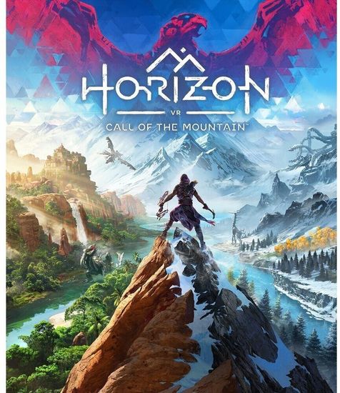 VR Sony PlayStation VR2, 120 Гц, с игрой Horizon Call of the mountain, белый