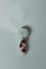 Трубка сувенирная - стекло божья коровка 10 см JX-108