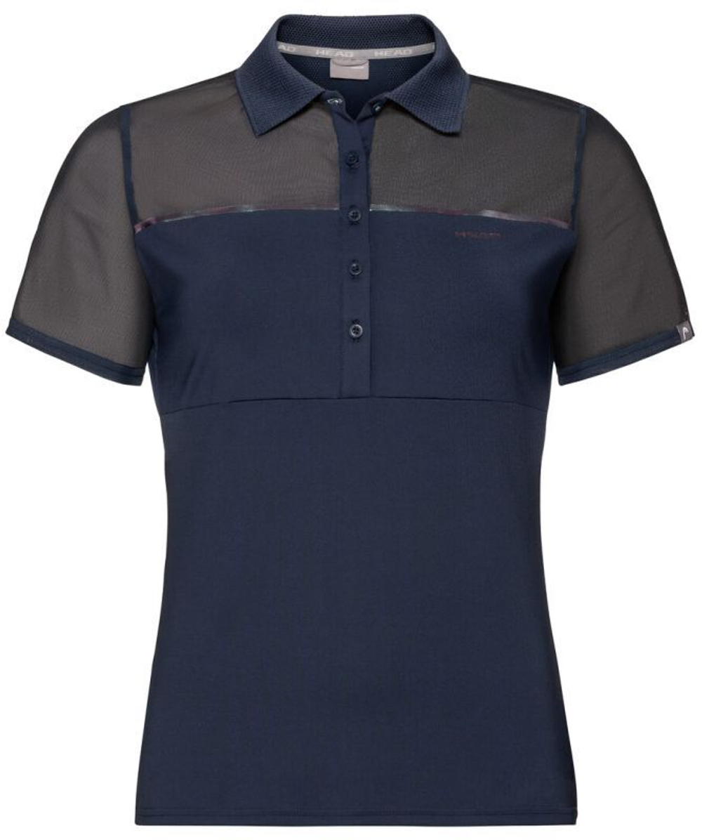 Женское поло Head Performance Polo Shirt W - небесный