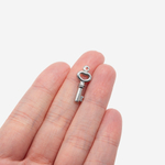 Подвеска "Ключик" 20*8мм, сталь без покрытия