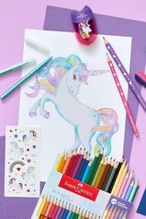 Rəngli karandaş \ Карандаши цветные Faber-Castell "Unicorn"