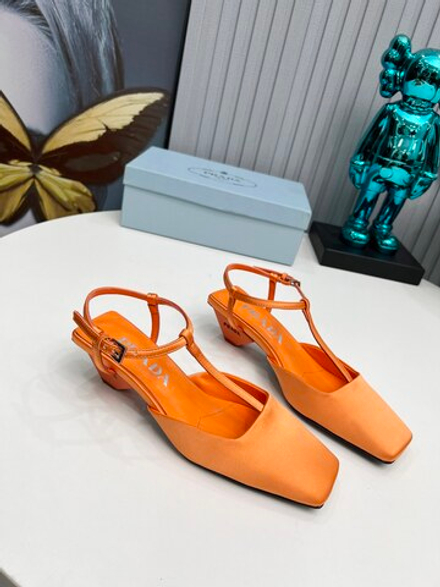 Prada Satin Slingback Pumps