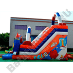 Коммерческий надувной батут "Новая ракета" 8*5*6 м