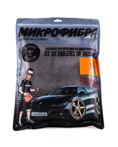 Detailers of Russia Terabyte Mini Полотенце для сушки из микрофибры, серое, 40*40см