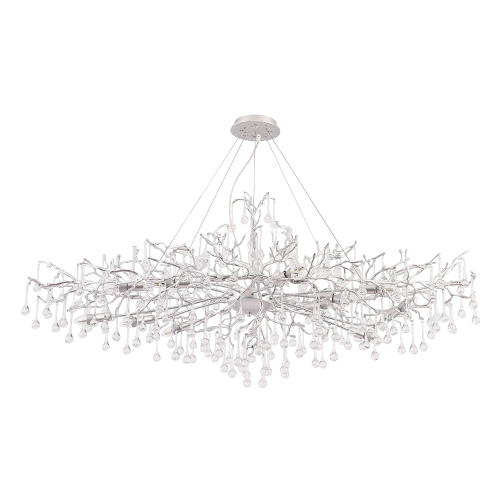 Люстра Crystal Lux REINA V2 SP12 L1500 SILVER PATINA