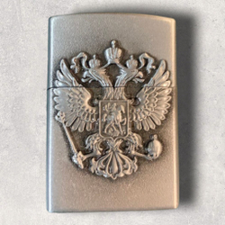 подарочная зажигалка газовая Герб СССР, бронзовый
