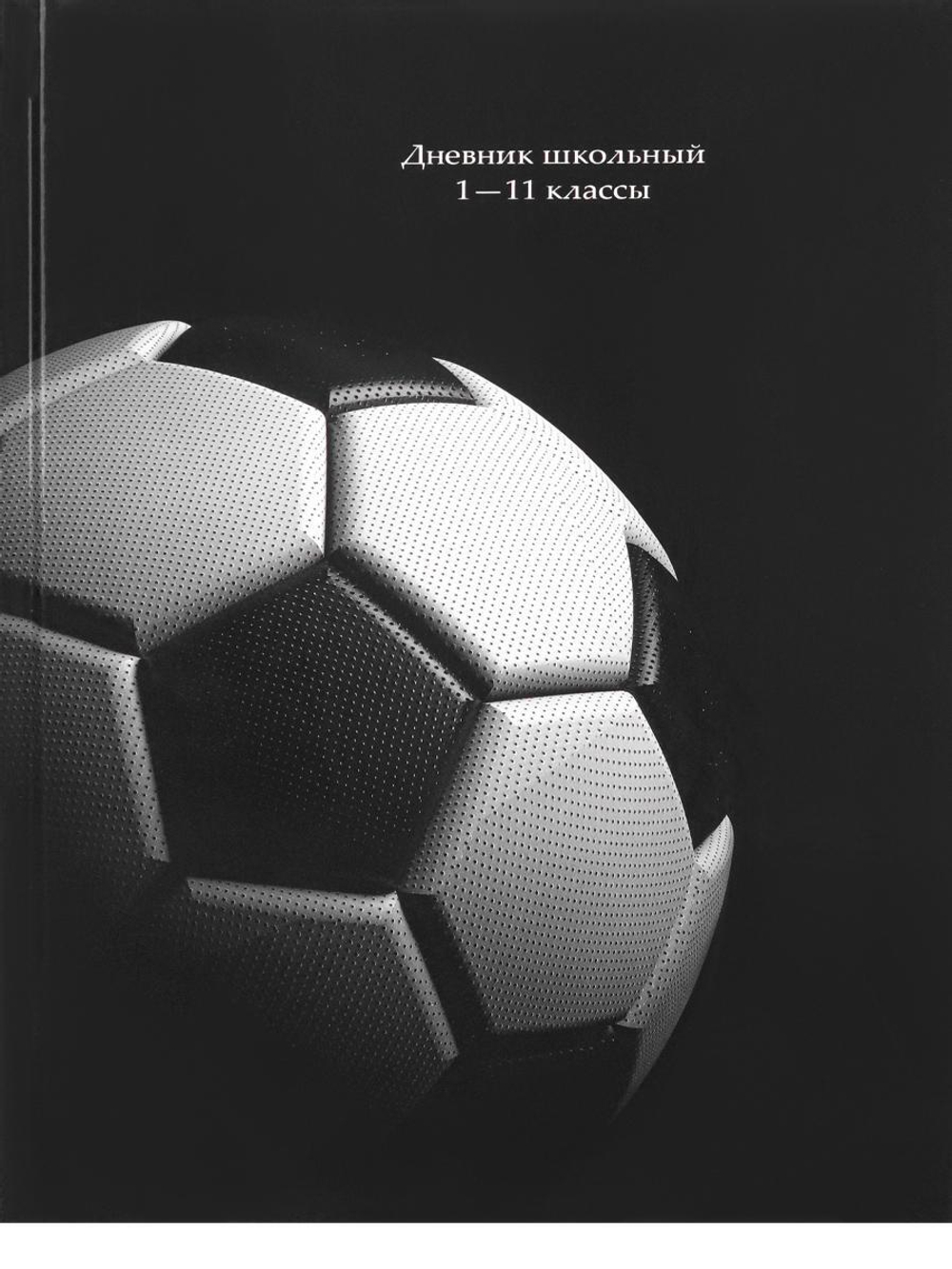 Дневник школьный 40л. "Мяч на чёрном фоне" (Проф-Пресс)