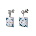 Серьги Fiore Luna ENAMEL MIX AE03194-2 M/S