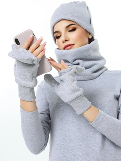 Снуд унисекс из футера с начесом