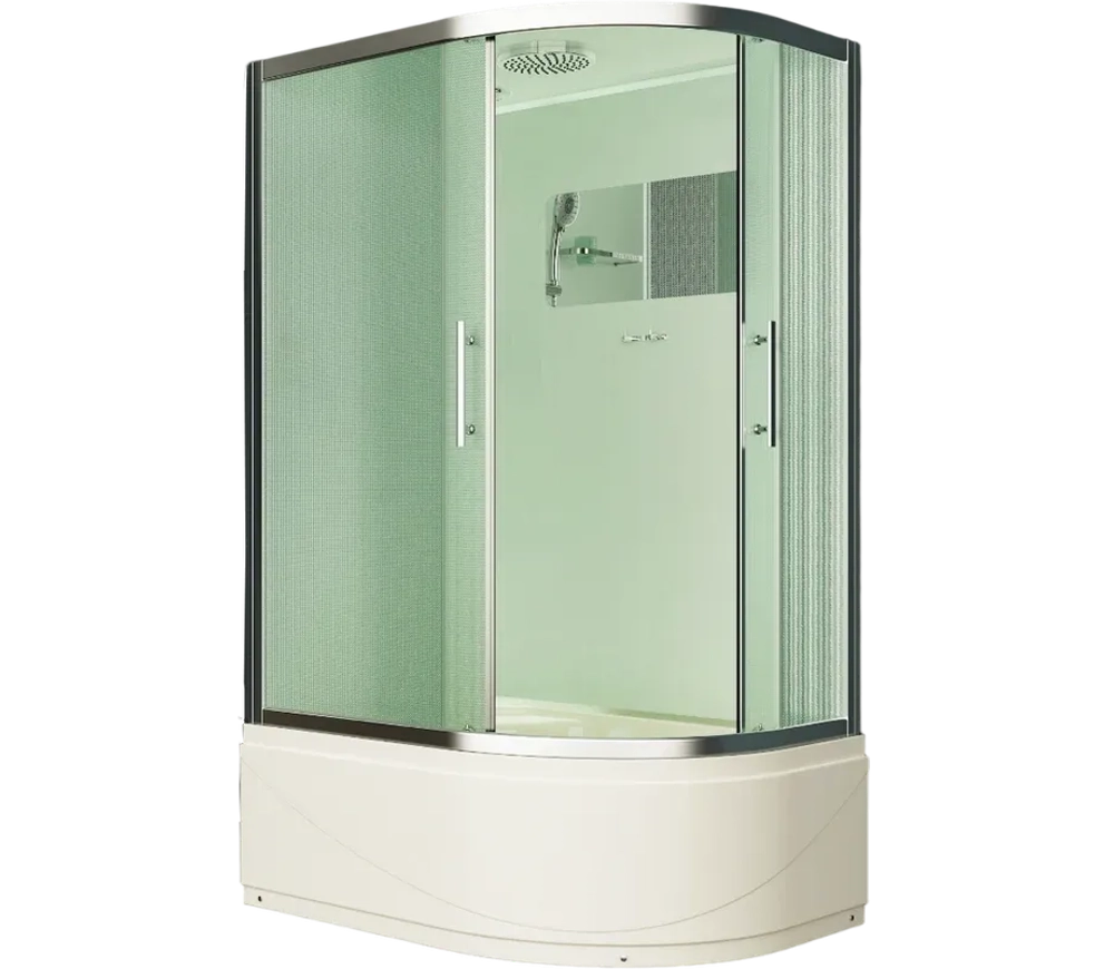 Душевая кабина Esbano (Эсбано) EST-129CRB L, с высоким поддоном, 120x90x210