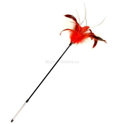 Игрушка-дразнилка для кошек "Перья", 185/620мм, Triol