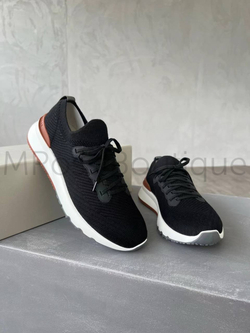 Мужские кроссовки Brunello Cucinelli черного цвета