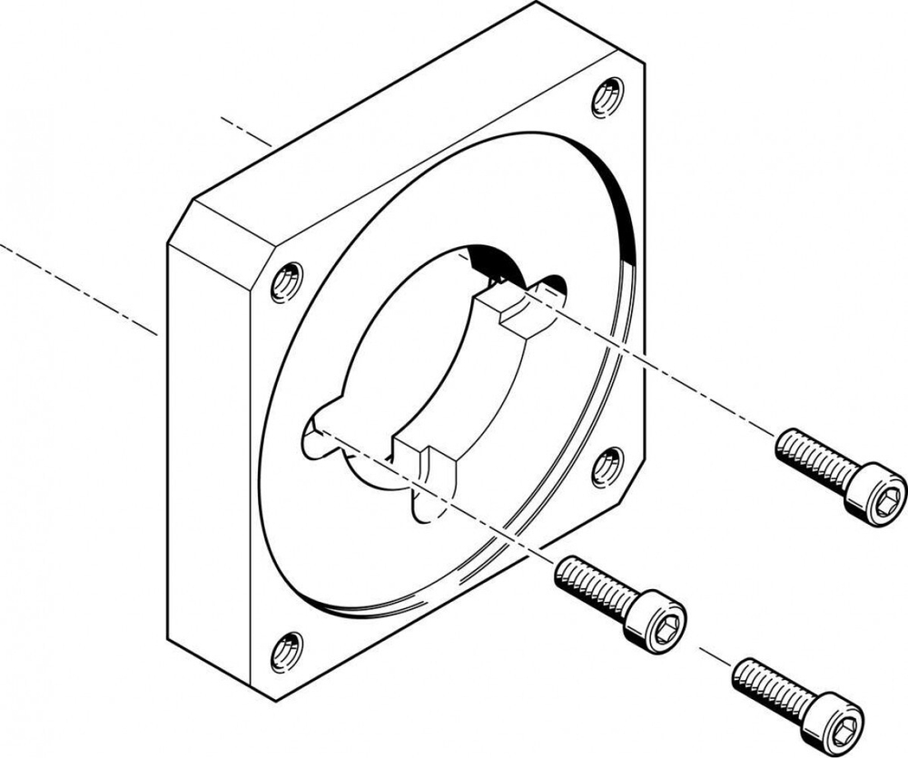 EAMF-A-64A/B-70A Фланец электродвигателя