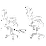 Кресло оператора Бюрократ CH-540AXSN/26-28 ткань черная