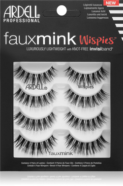 Ardell FauxMink Wispies - накладные ресницы большой пакет, 4 шт.