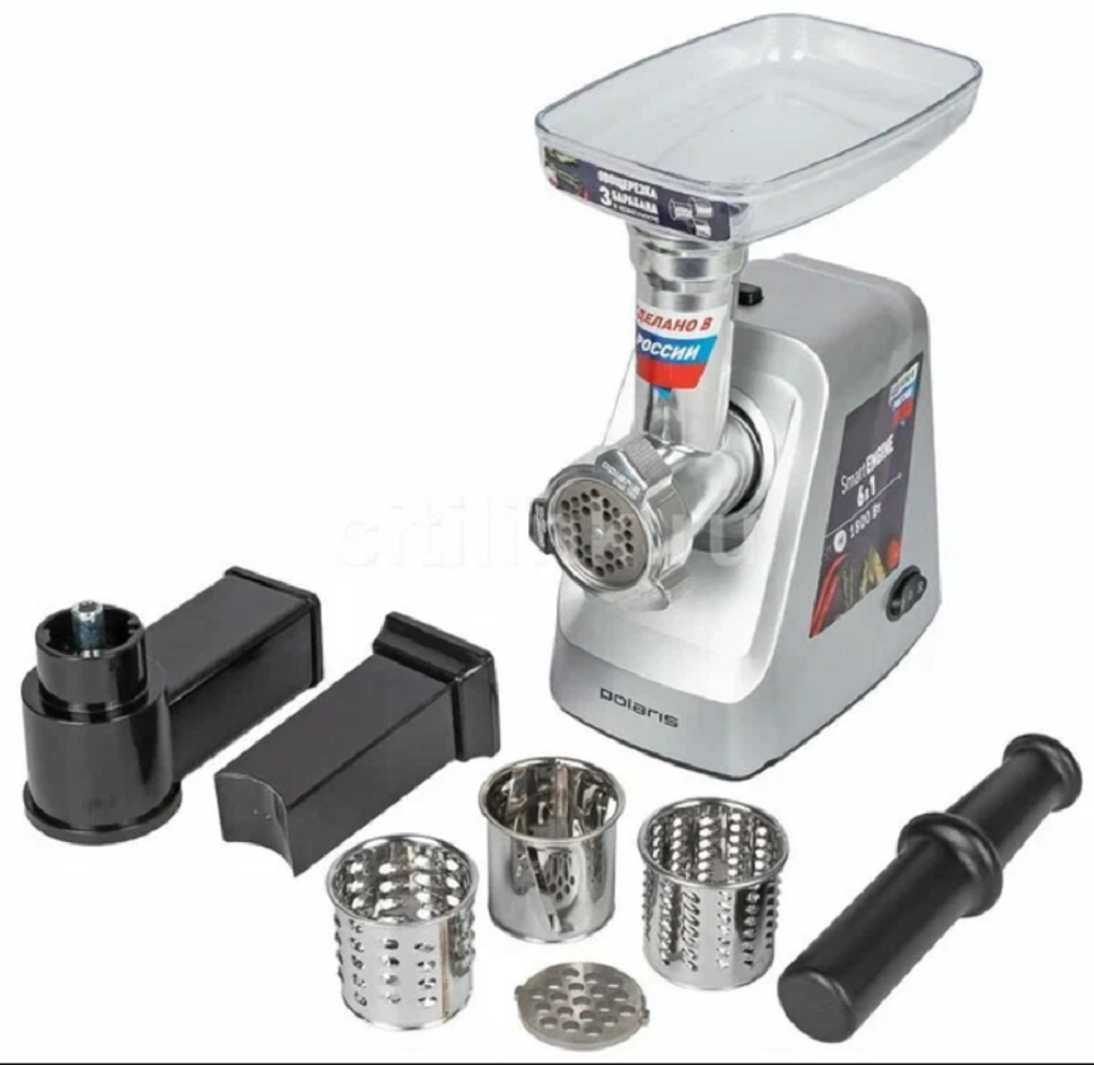 Мясорубка POLARIS PMG 1854 RUS графит