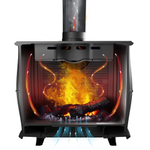 Отопительная печь-камин Маэстро II