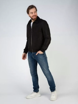 Кожаная куртка демисезонная замша