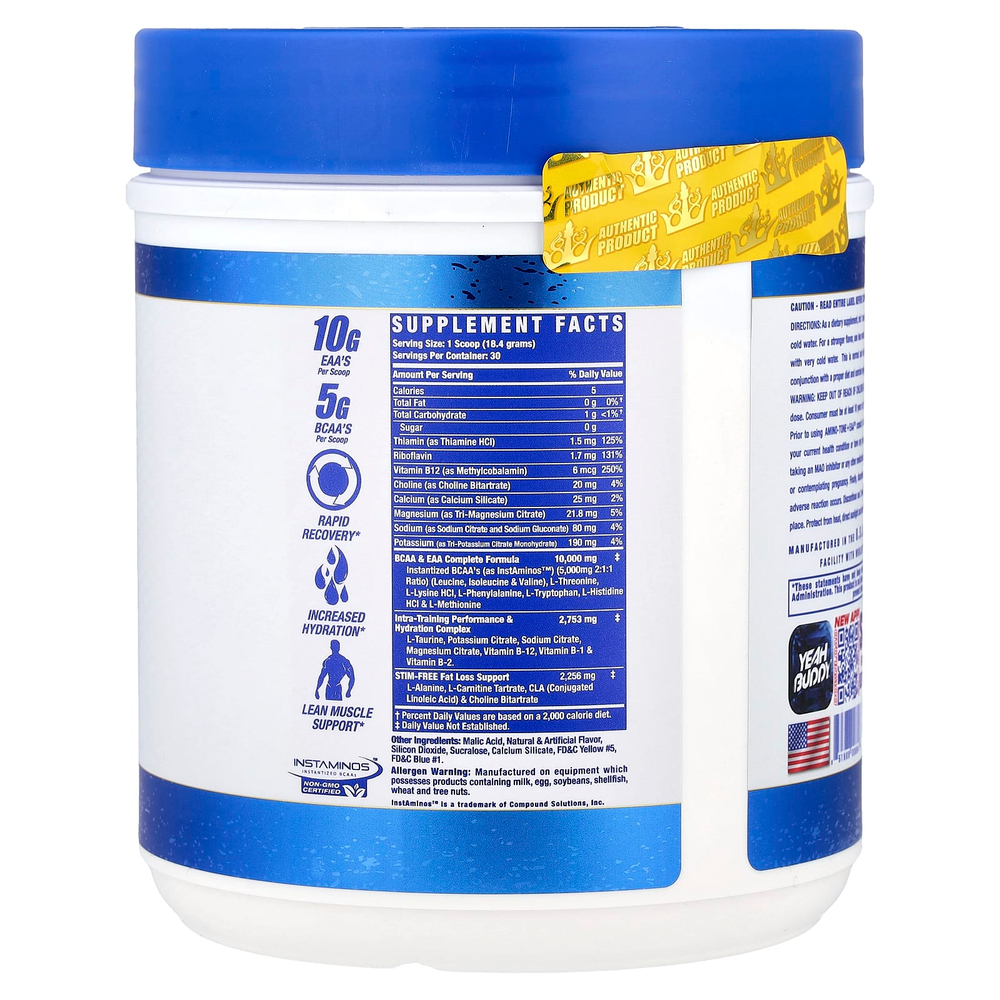 Ronnie Coleman, Signature Series, Amino Tone + EAA, кислое яблоко, 540 г (1,2 фунта)