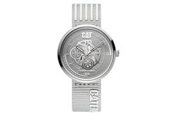 CAT Wrist Watch Quartz Movement Silicone Strap 47mm Black Dial Women"s Watch CAT F81P1P1 1G Black