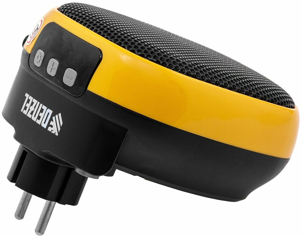 Портативный керамический тепловентилятор Denzel dtfc-700, 3 режима, вентилятор, нагрев 700 вт 96407