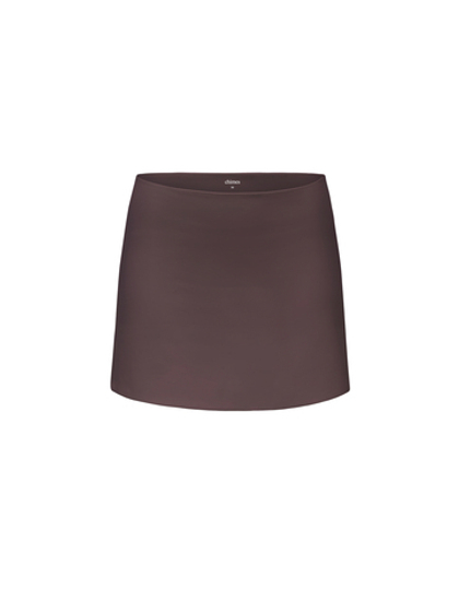 chocolate mini skirt