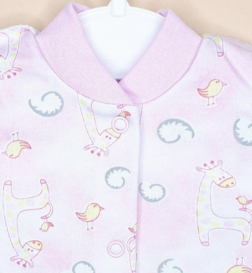 Боди Жирафики 2 (розовый)