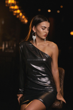 Платье «Vogue», стальной