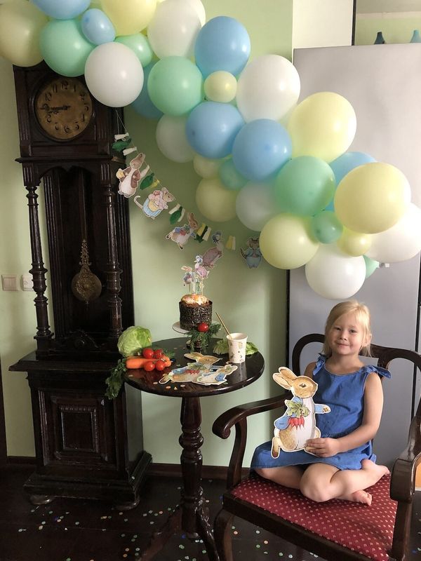 Peter Rabbit at home