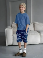 Костюм для мальчика, футболка и шорты