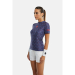 ОДЕЖДА ДЛЯ ТЕННИСА Женская, Футболка HYDROGEN TENNIS BALLS ALL OVER TECH .