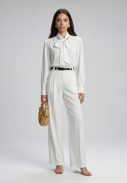 Брюки со складками