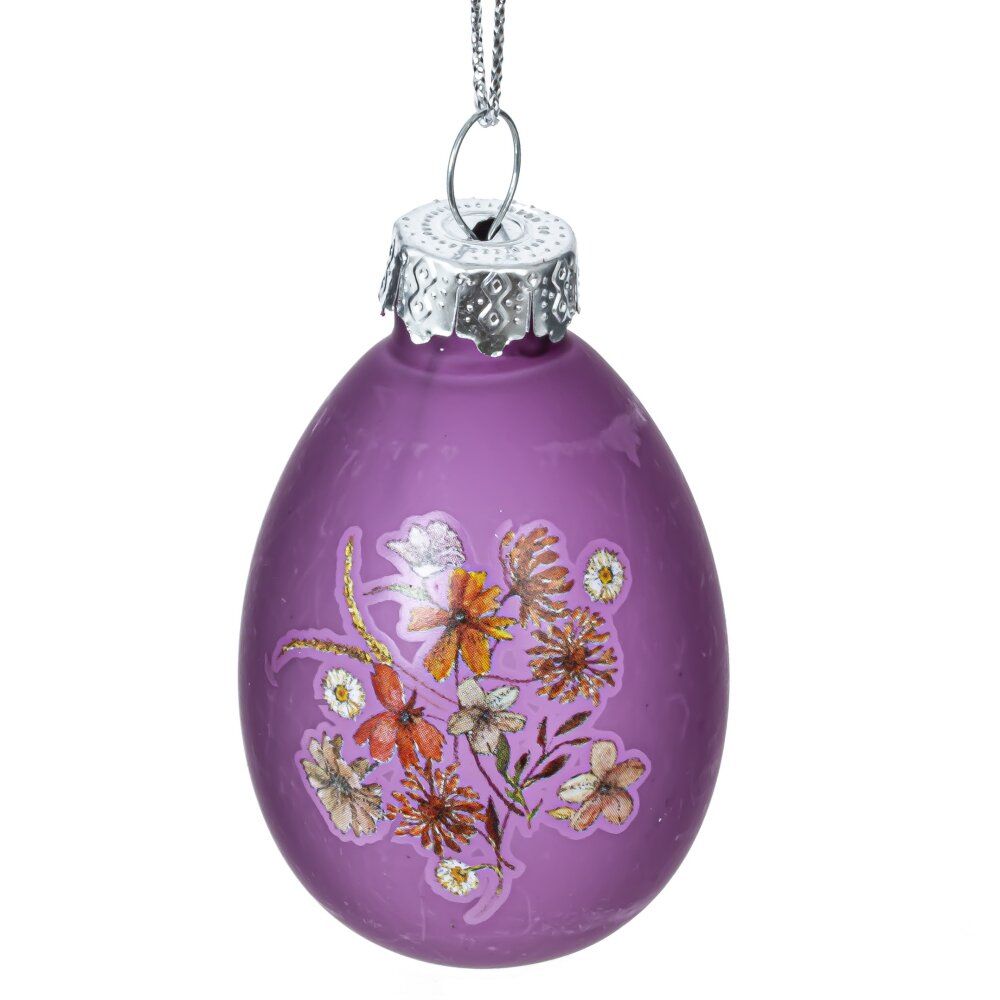 GAEM Набор из 8-ми изделий декоративных подвесных "Яйцо пасхальное" D 3.5 см, L4 W4 H38 см