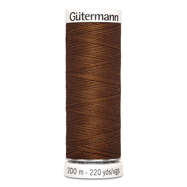 Нитки универсальные Gutermann Sew-all 100 (200 метров), 5 кат. | 450 каштаново-коричневый