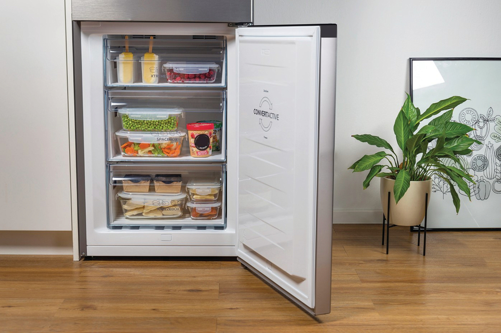 Отдельностоящий двухкамерный холодильник Gorenje NRKE62XL